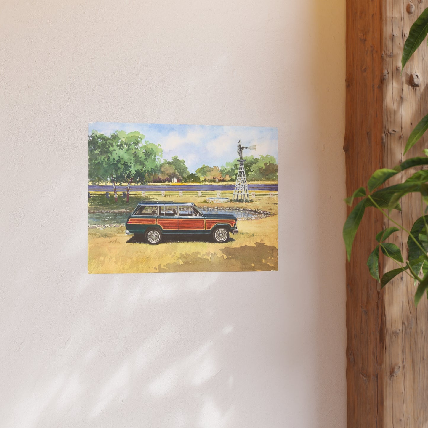 Hunter Green Wagoneer Poster - Multiple Sizes Available