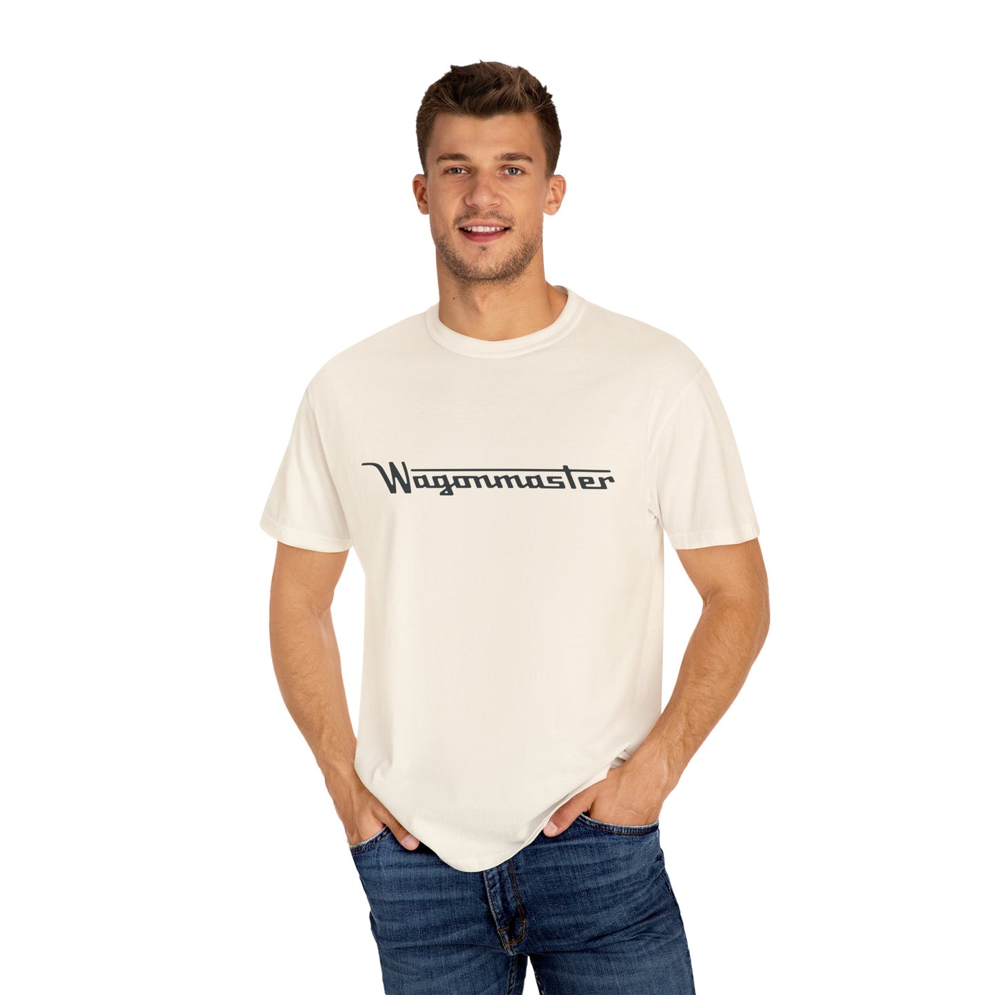 Wagonmaster Unisex Garment-Dyed T-Shirt, Casual Tee for Everyday Wear, Perfect Gift for Adventurers, Vintage Style, Unique Graphic Shirt