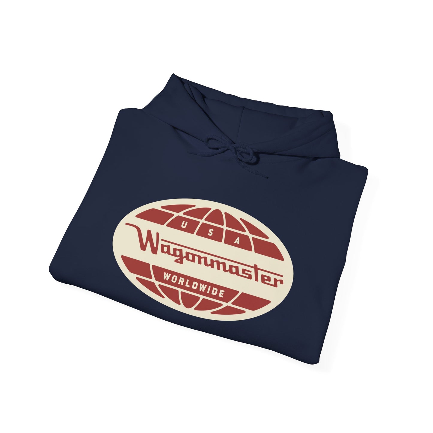 Wagonmaster Hoodie – Vintage Globe 'Wagonmaster Worldwide' Logo