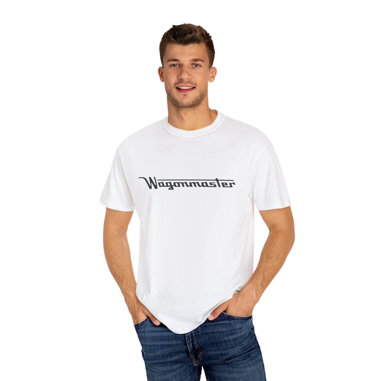 Wagonmaster Unisex Garment-Dyed T-Shirt, Casual Tee for Everyday Wear, Perfect Gift for Adventurers, Vintage Style, Unique Graphic Shirt