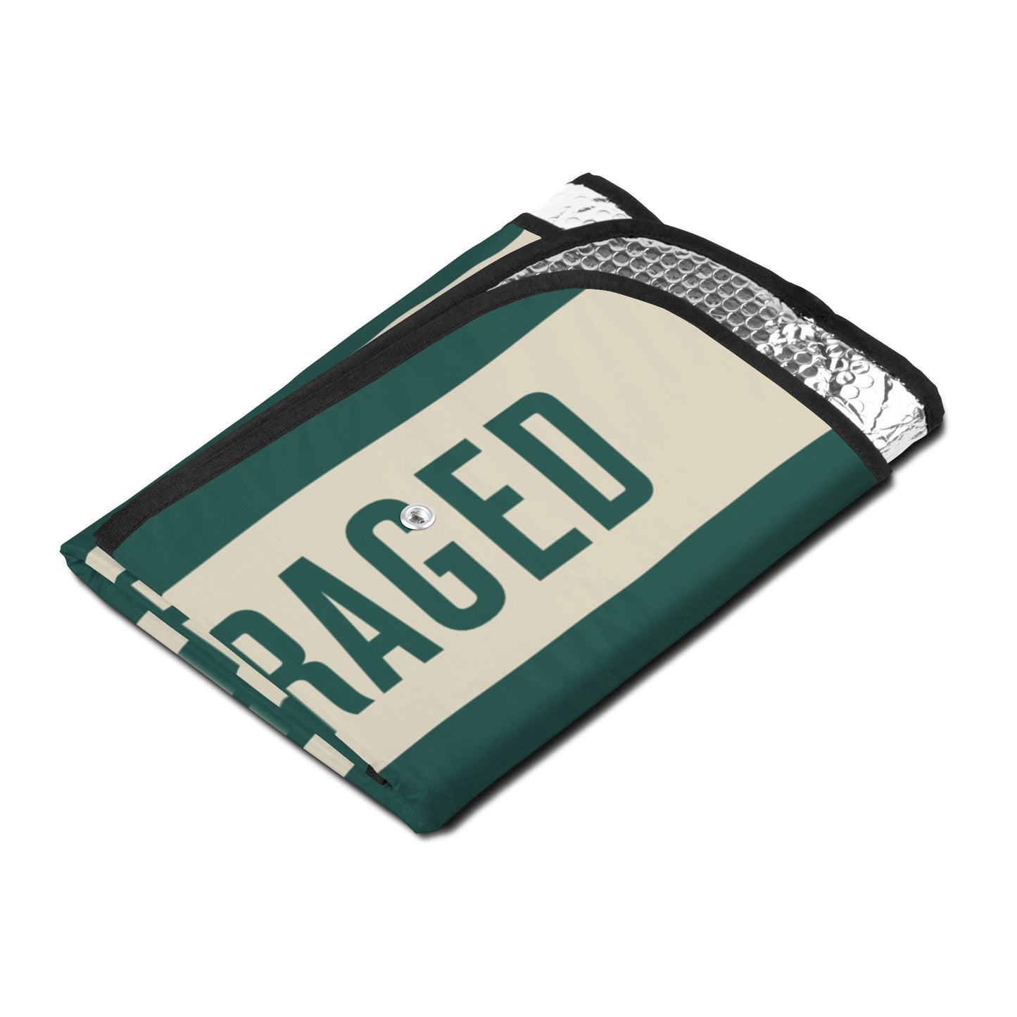 Detours Encouraged Car Sun Shade — Retro Roadtrip Windjammer Design