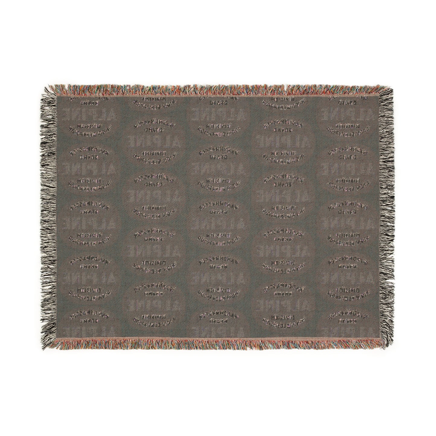 Woven Blanket - Alpine Logo