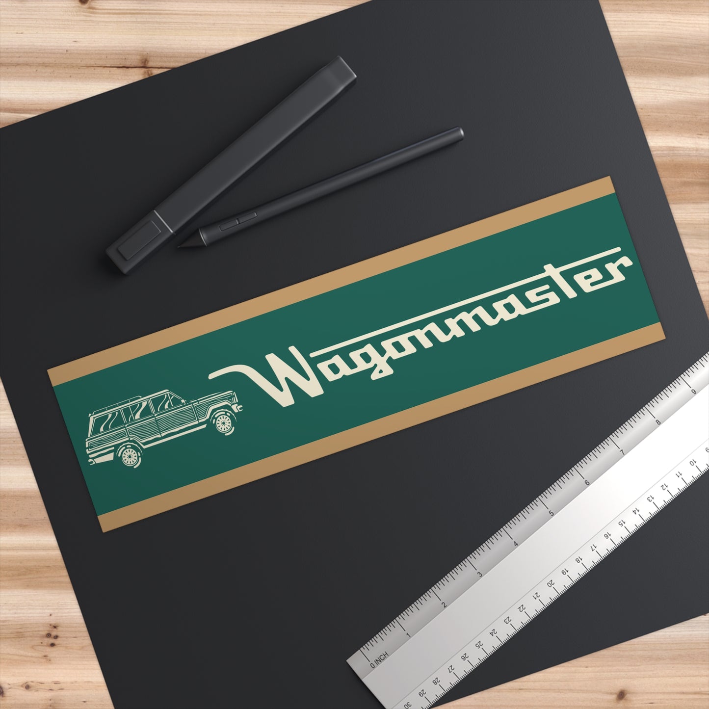 Bumper Sticker — “Wagonmaster” - Green