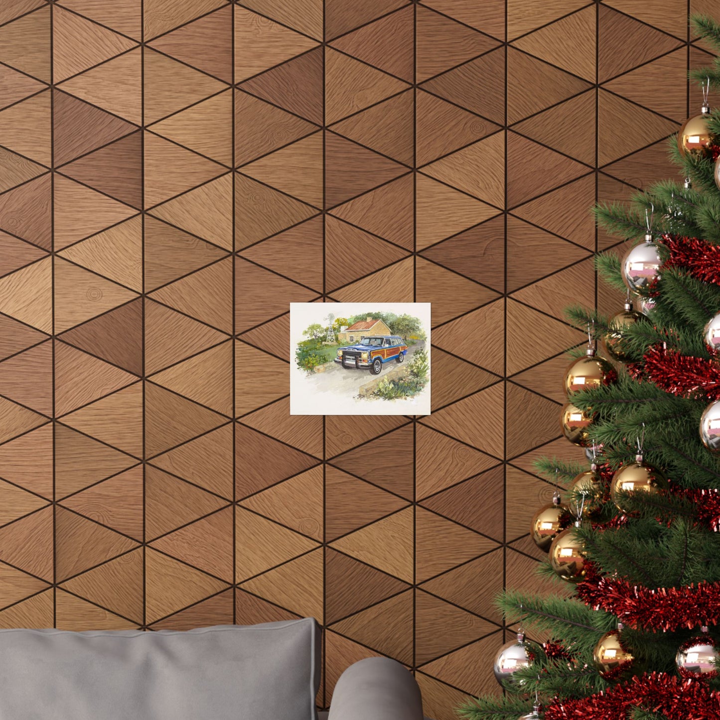 Blue Wagoneer Poster