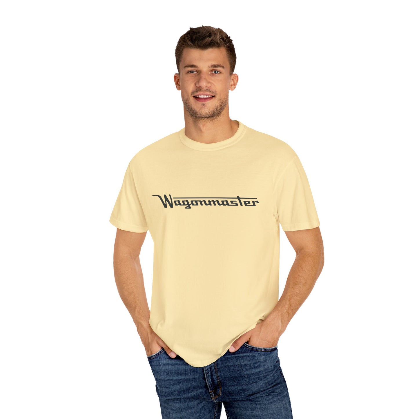 Wagonmaster Unisex Garment-Dyed T-Shirt, Casual Tee for Everyday Wear, Perfect Gift for Adventurers, Vintage Style, Unique Graphic Shirt
