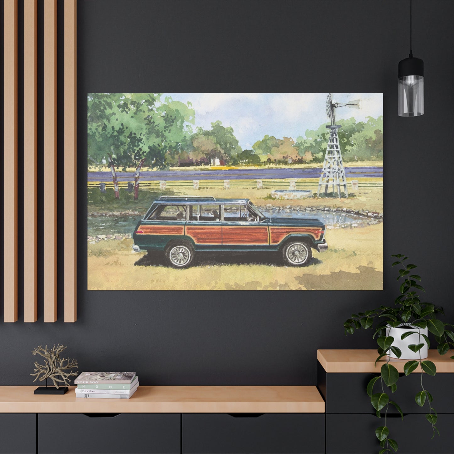 Vintage Car Canvas Art Print