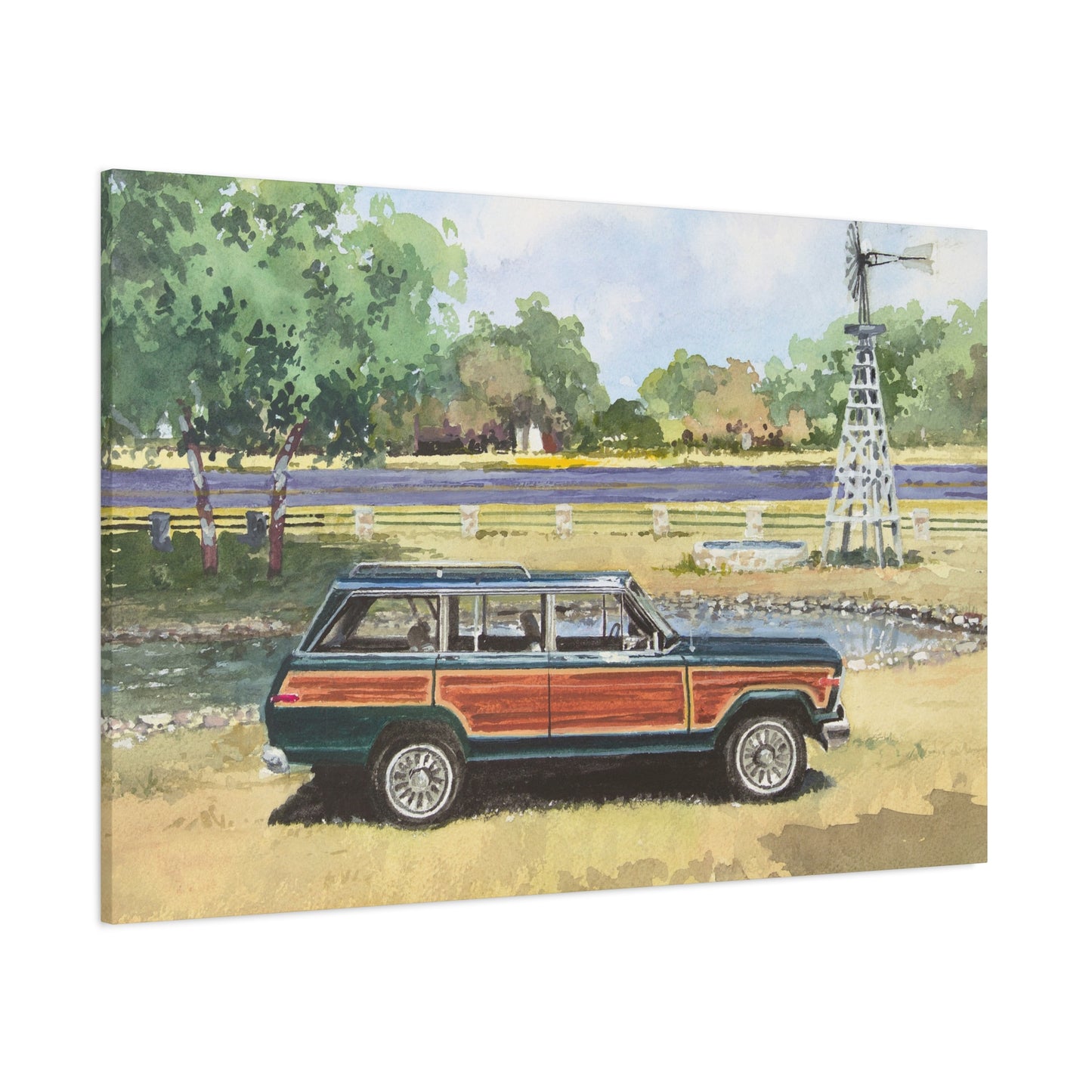 Vintage Car Canvas Art Print