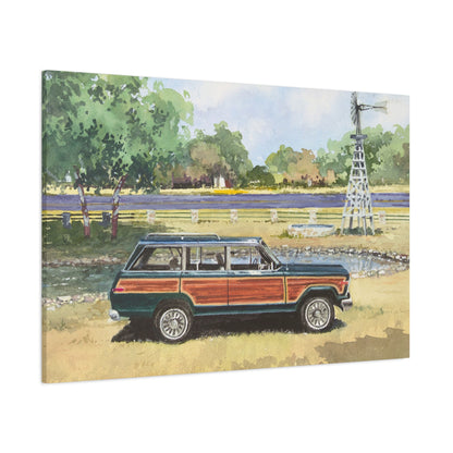 Vintage Car Canvas Art Print
