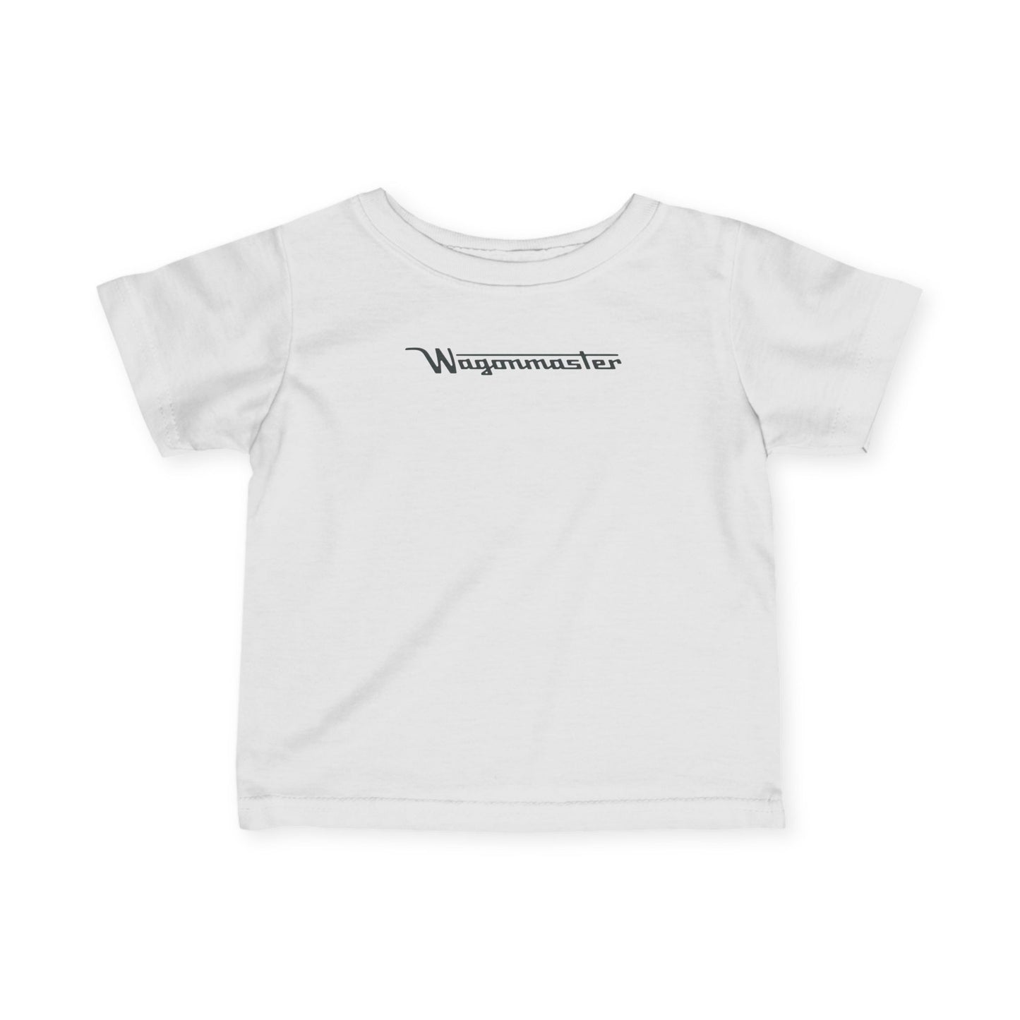 'Wagonmaster' Minimal Logo Baby Shirt - Black Lettering