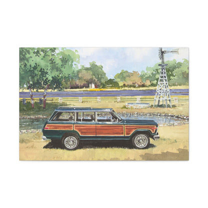 Vintage Car Canvas Art Print
