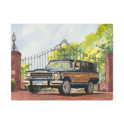 Wagoneer At the Gates Stretched Canvas Art