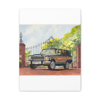 Wagoneer At the Gates Stretched Canvas Art