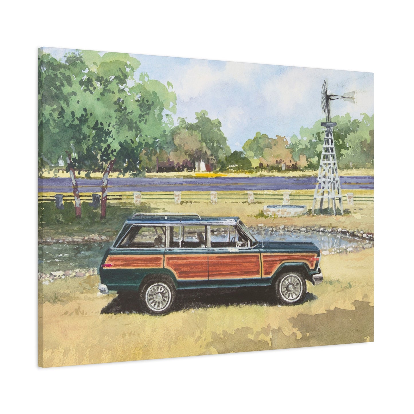 Vintage Car Canvas Art Print