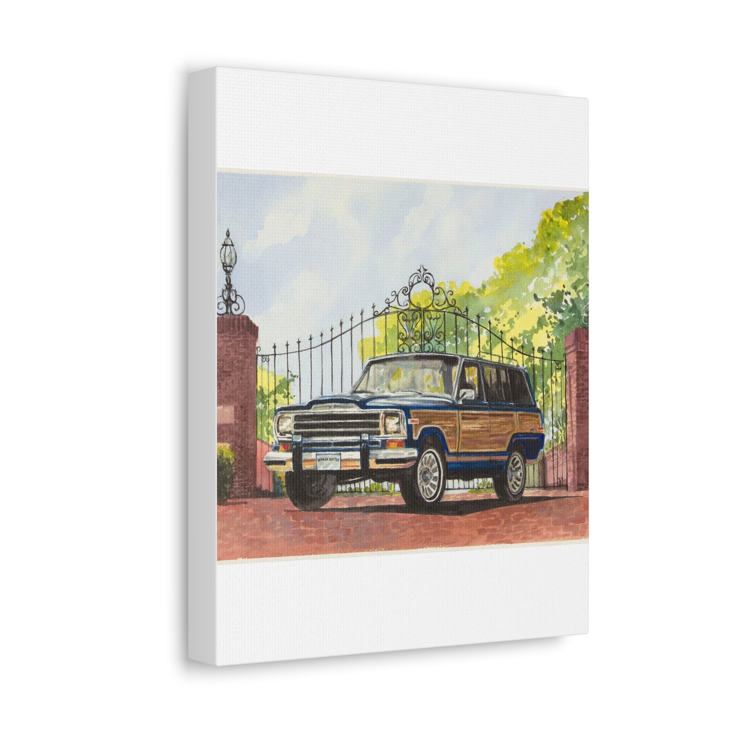 Wagoneer At the Gates Stretched Canvas Art