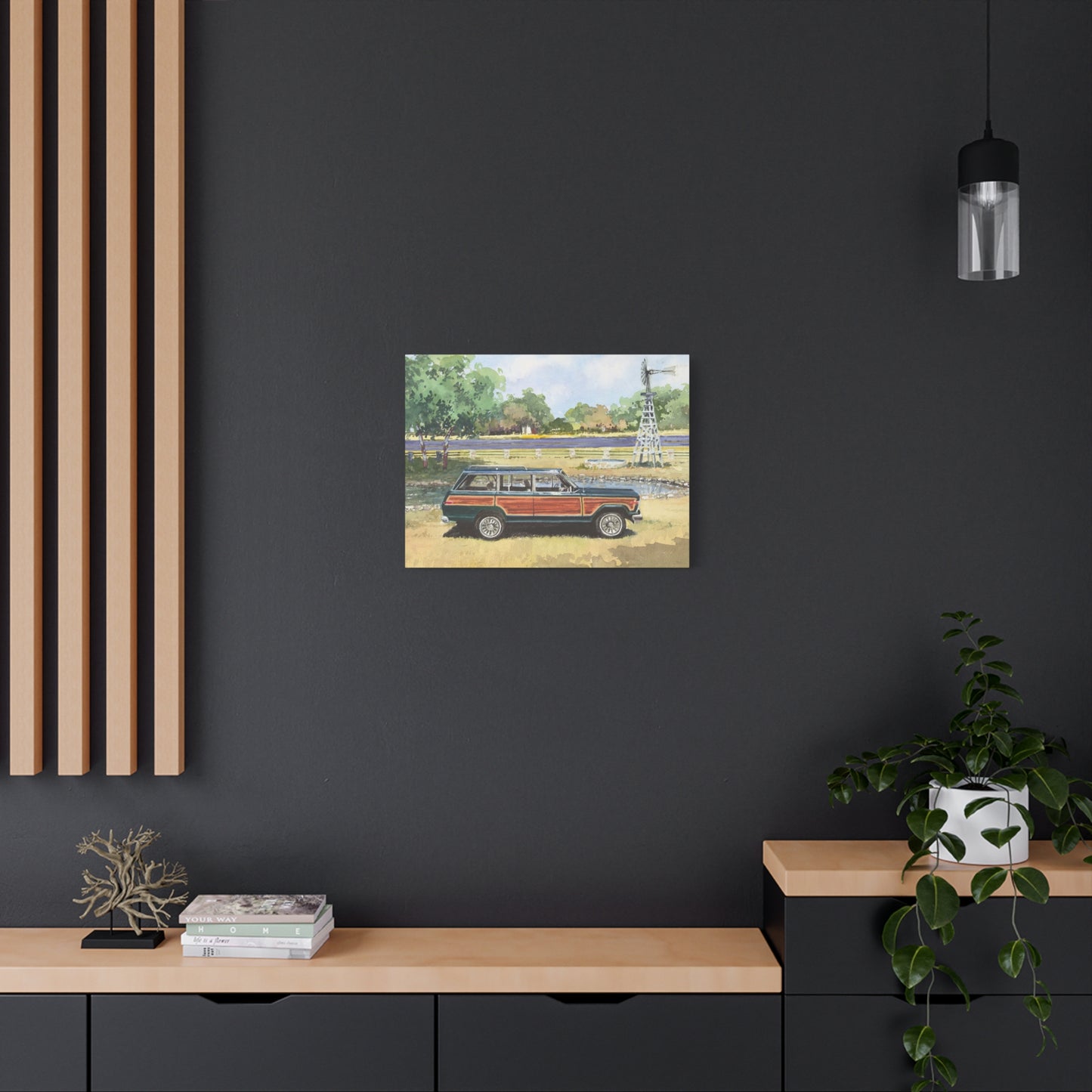 Vintage Car Canvas Art Print