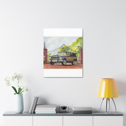 Wagoneer At the Gates Stretched Canvas Art