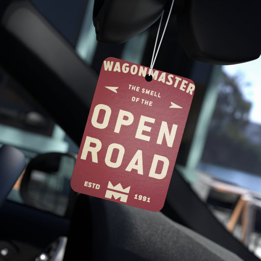 Smell of the Open Road Car Air Freshener — Burgundy