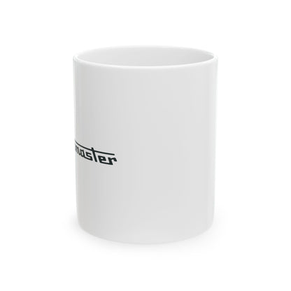 Ceramic Mug — Retro Coffee Cup (11oz/15oz) - White