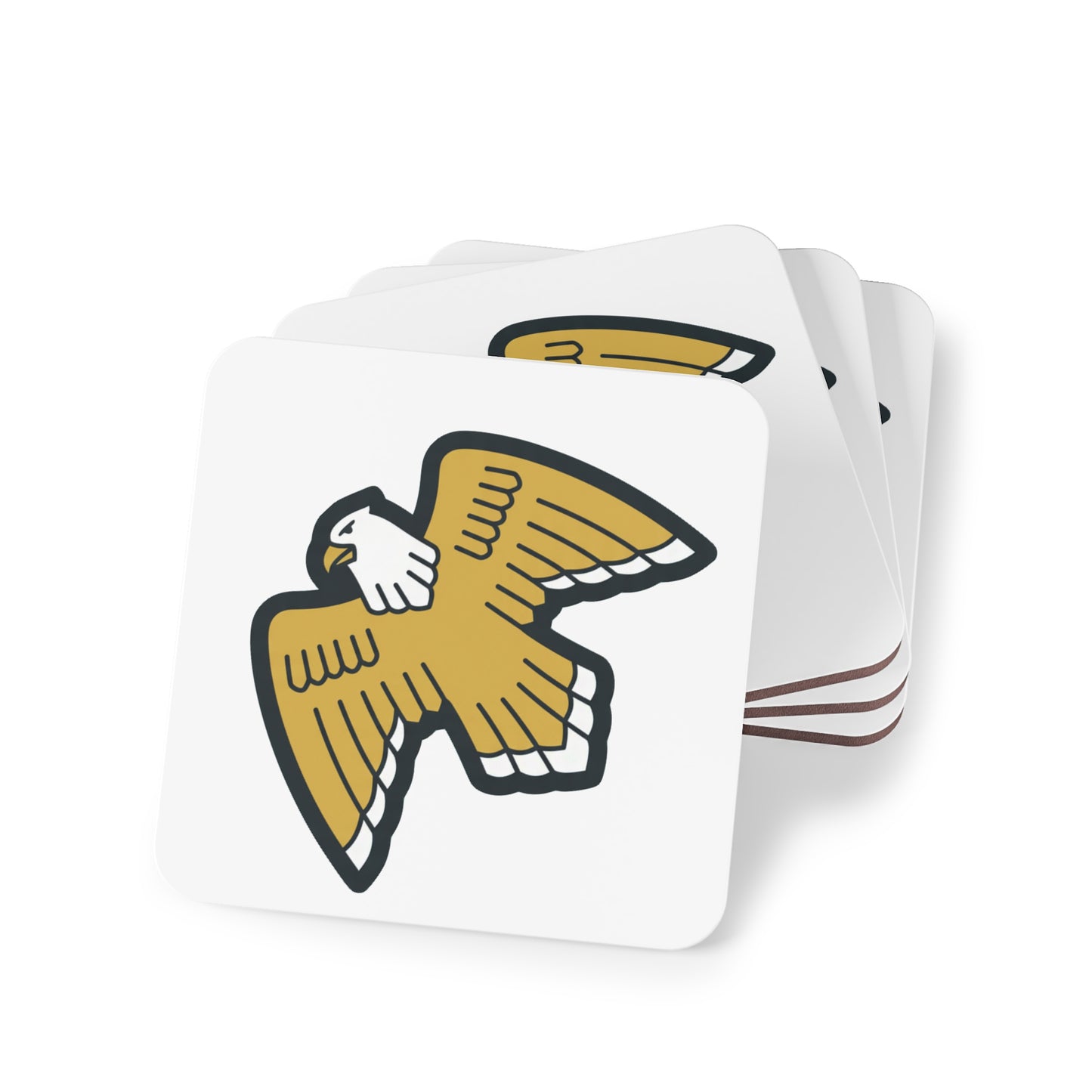 Golden Eagle Drink Coasters (Set of 4)