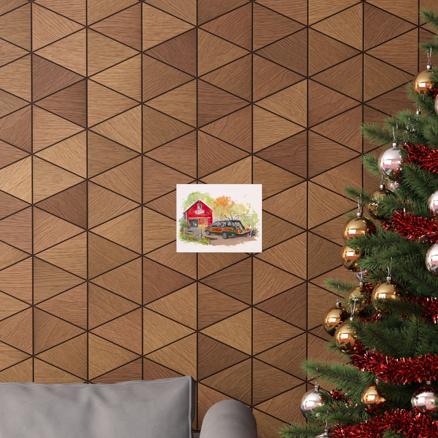 Fall Harvest Wagoneer Poster