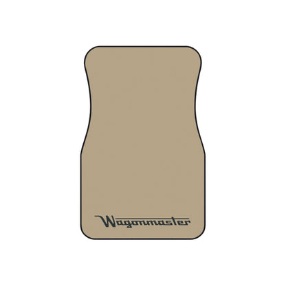 Wagonmaster Custom Fit Floor Mats - Tan with Black Logo