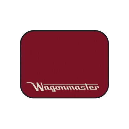 Wagonmaster Custom Fit Floor Mats - Garnet with Tan Logo