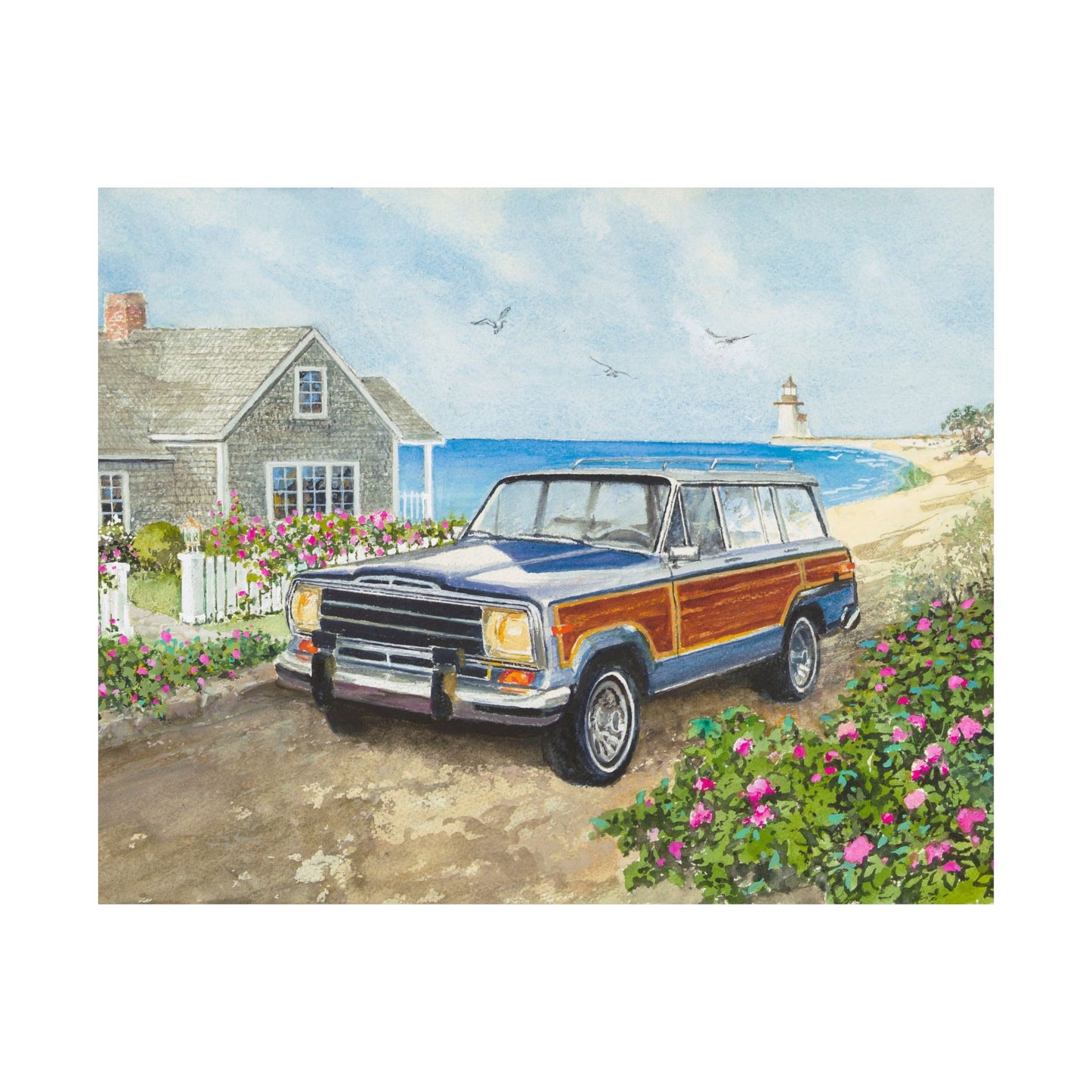 Nantucket Wagoneer Poster