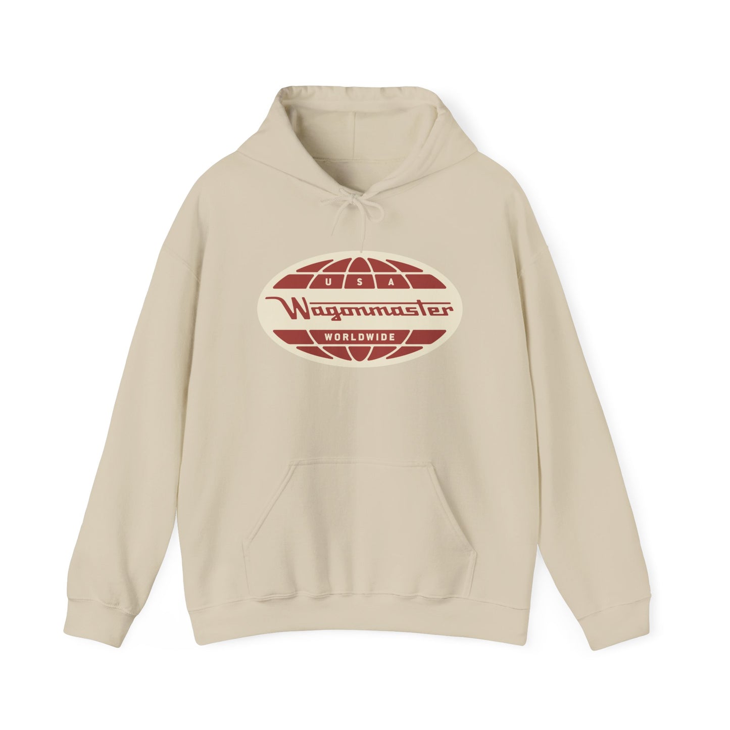 Wagonmaster Hoodie – Vintage Globe 'Wagonmaster Worldwide' Logo