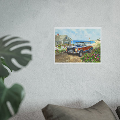 Nantucket Wagoneer Poster - Multiple Sizes Available