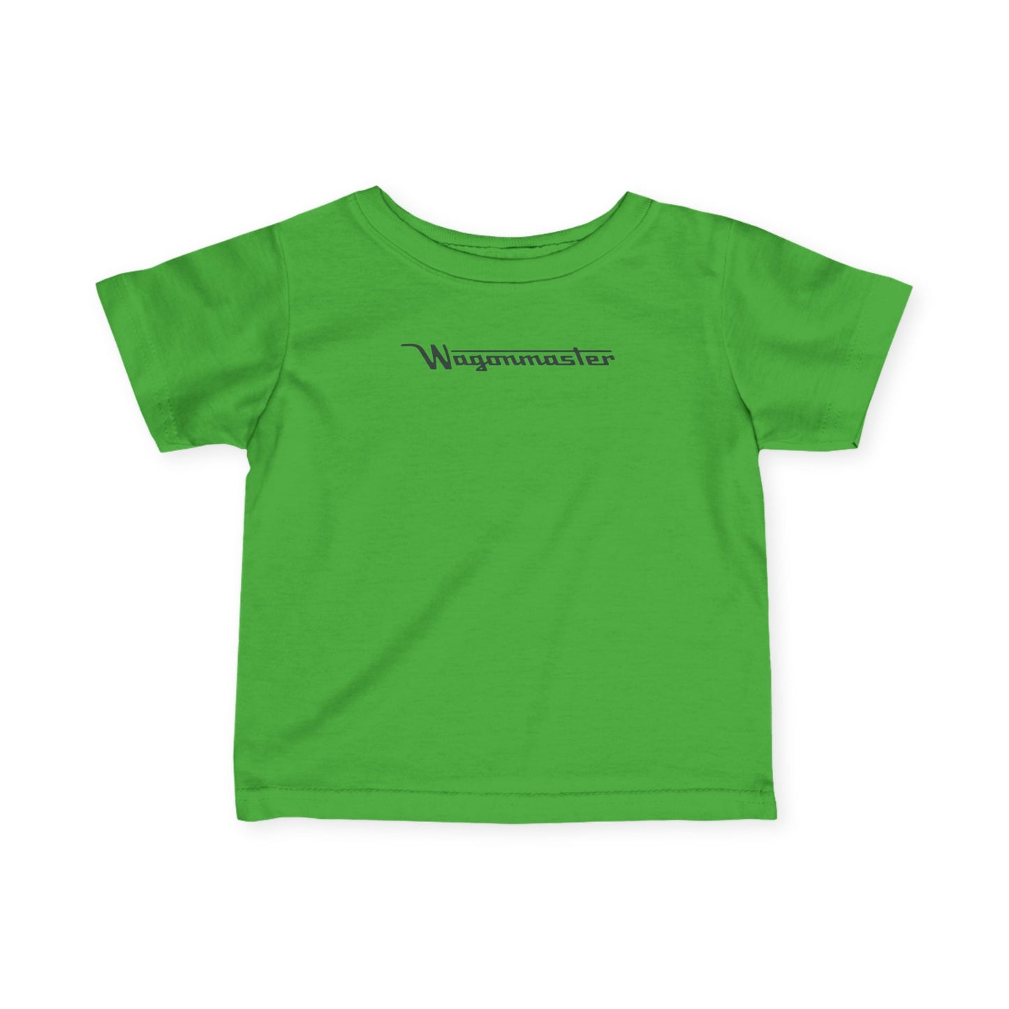 'Wagonmaster' Minimal Logo Baby Shirt - Black Lettering