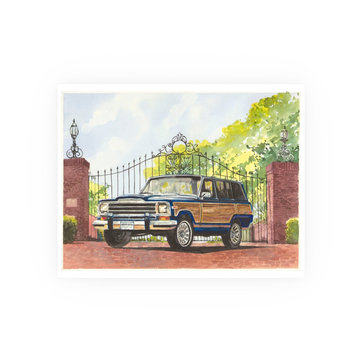 Wagoneer at the Gates Poster - Multiple Sizes Available