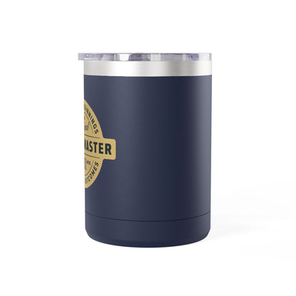 15oz Insulated Coffee Tumbler Mug — "Master" Vintage Seal Design