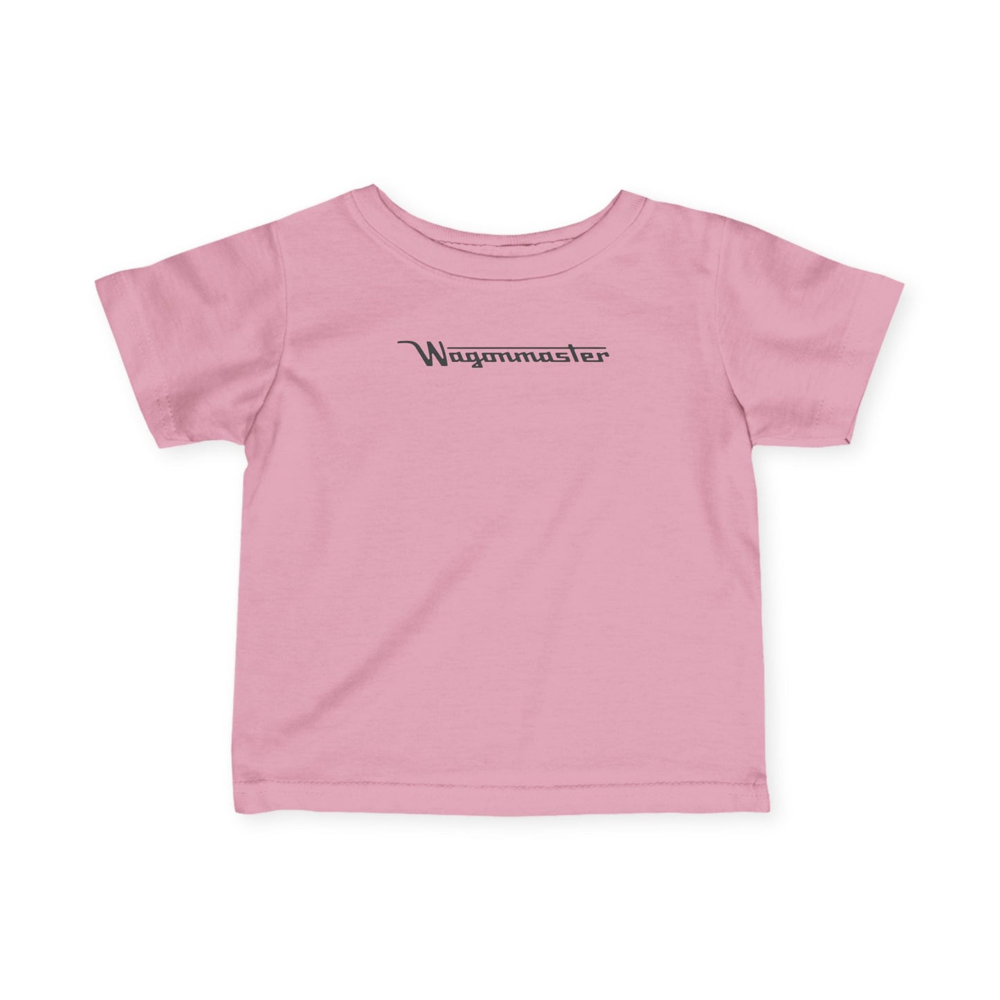 'Wagonmaster' Minimal Logo Baby Shirt - Black Lettering