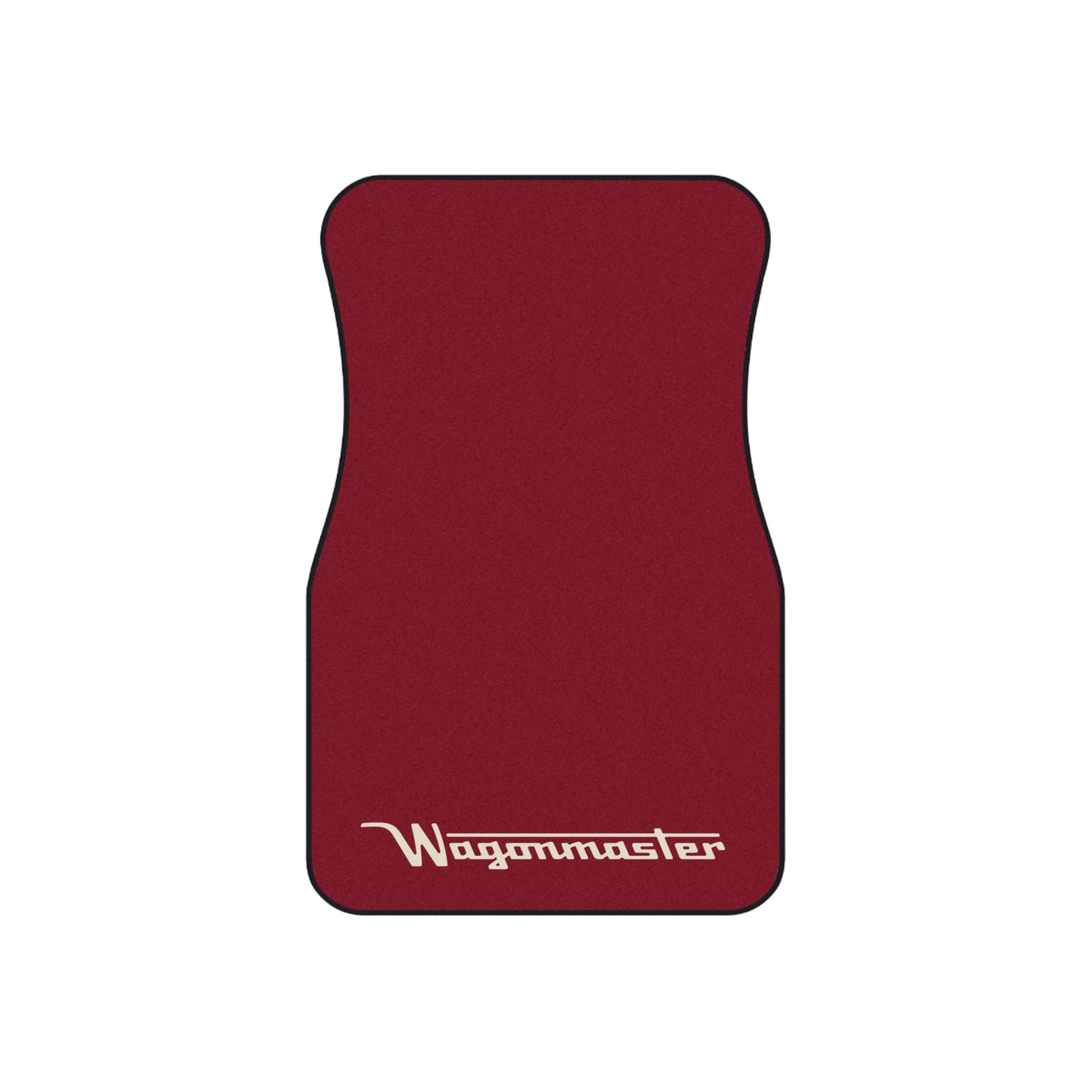 Wagonmaster Custom Fit Floor Mats - Burgundy with Tan Logo