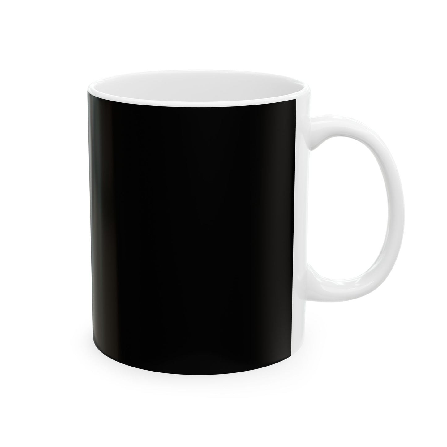 Ceramic Mug — Retro Coffee Cup (11oz/15oz) - Black