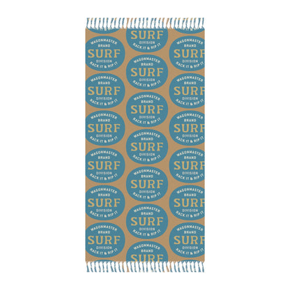 Wagonmaster Retro 'Surf' Logo Turkish Towel