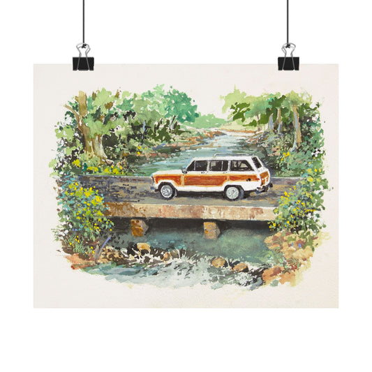 White Wagoneer Poster