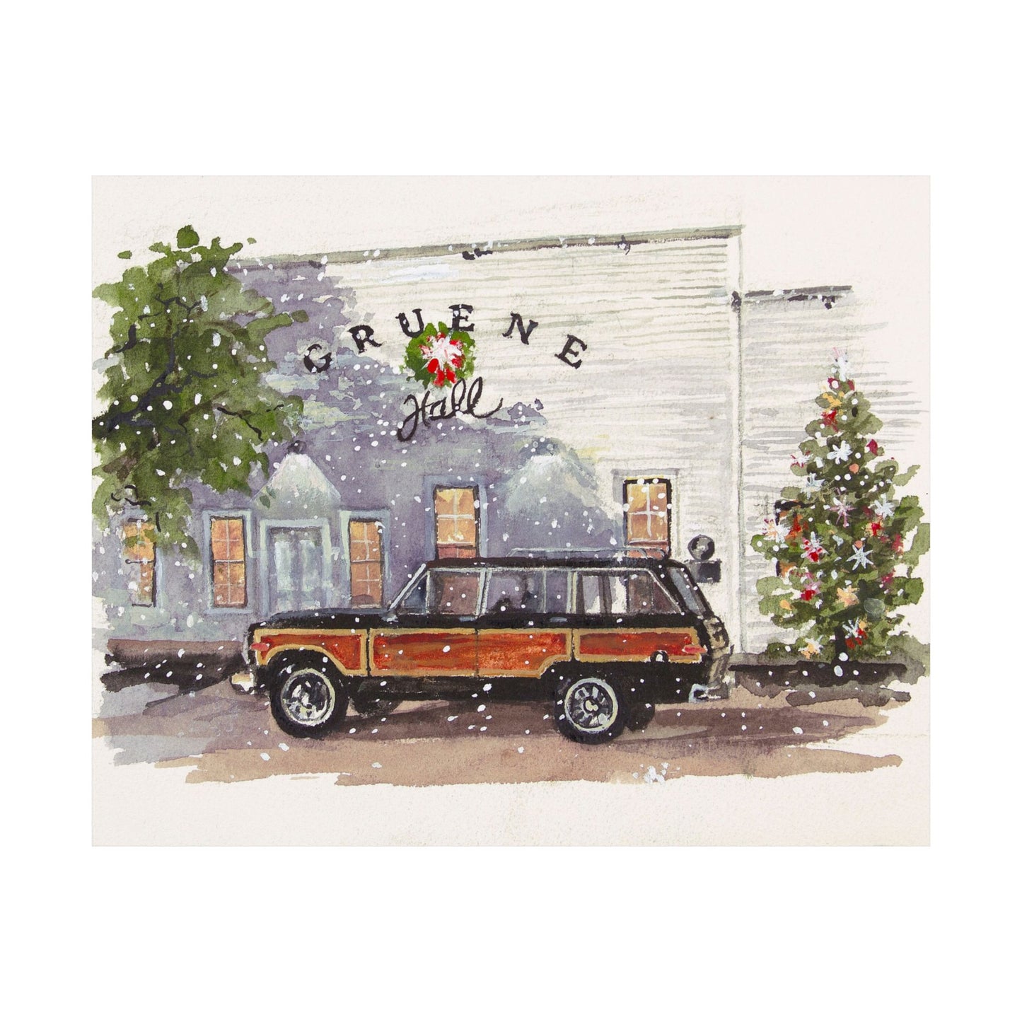 Christmas at Gruene Hall Wagoneer Poster