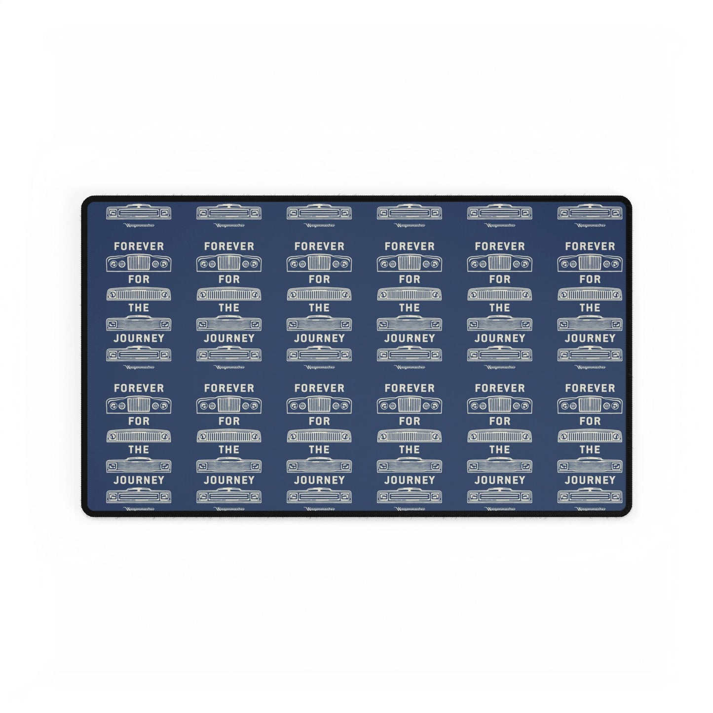 For the Journey Desk Mat — Navy Blue