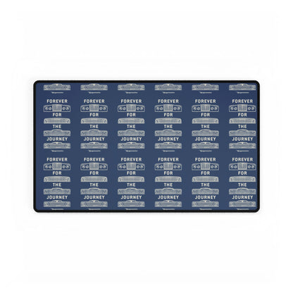 For the Journey Desk Mat — Navy Blue