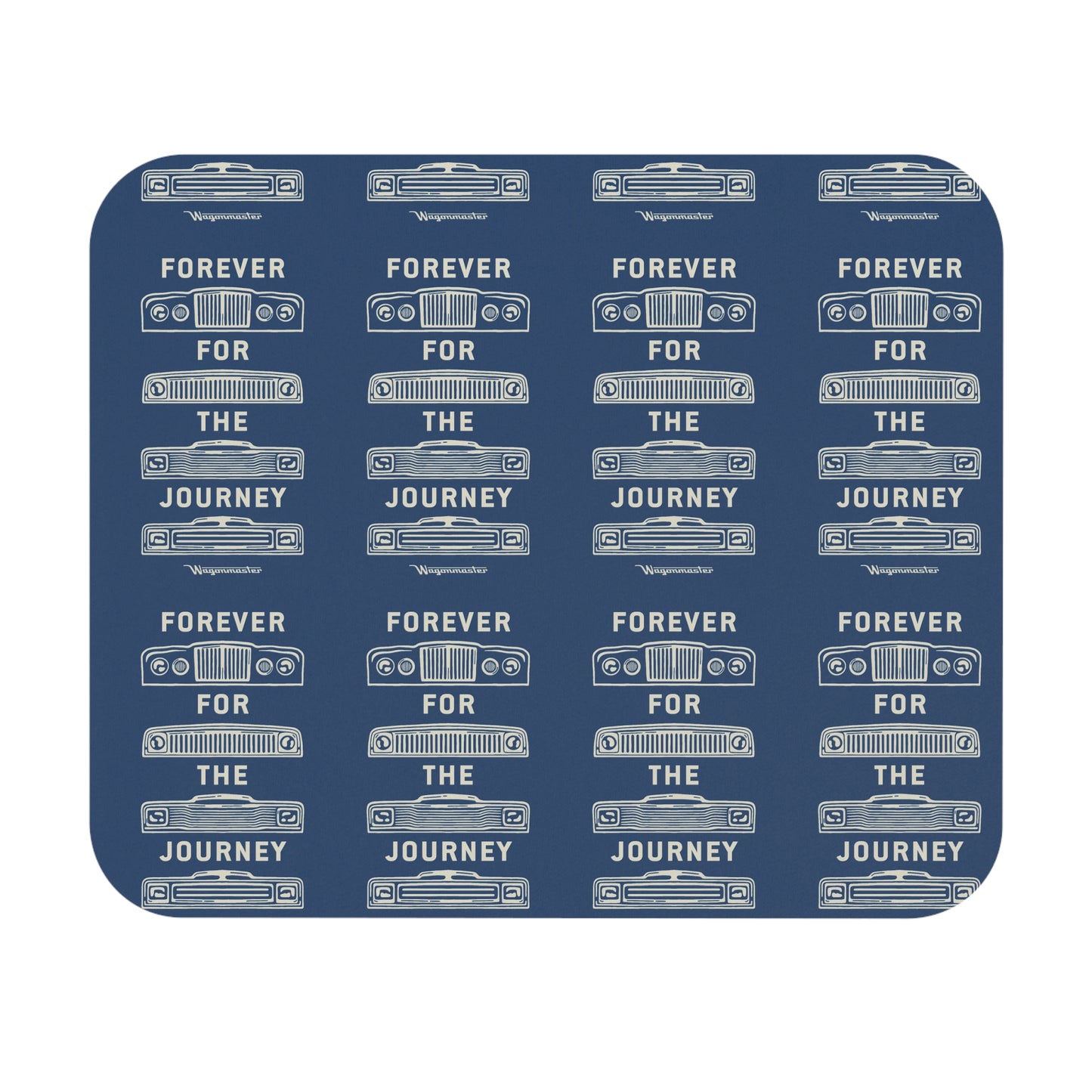 For the Journey Mouse Pad - Navy Blue
