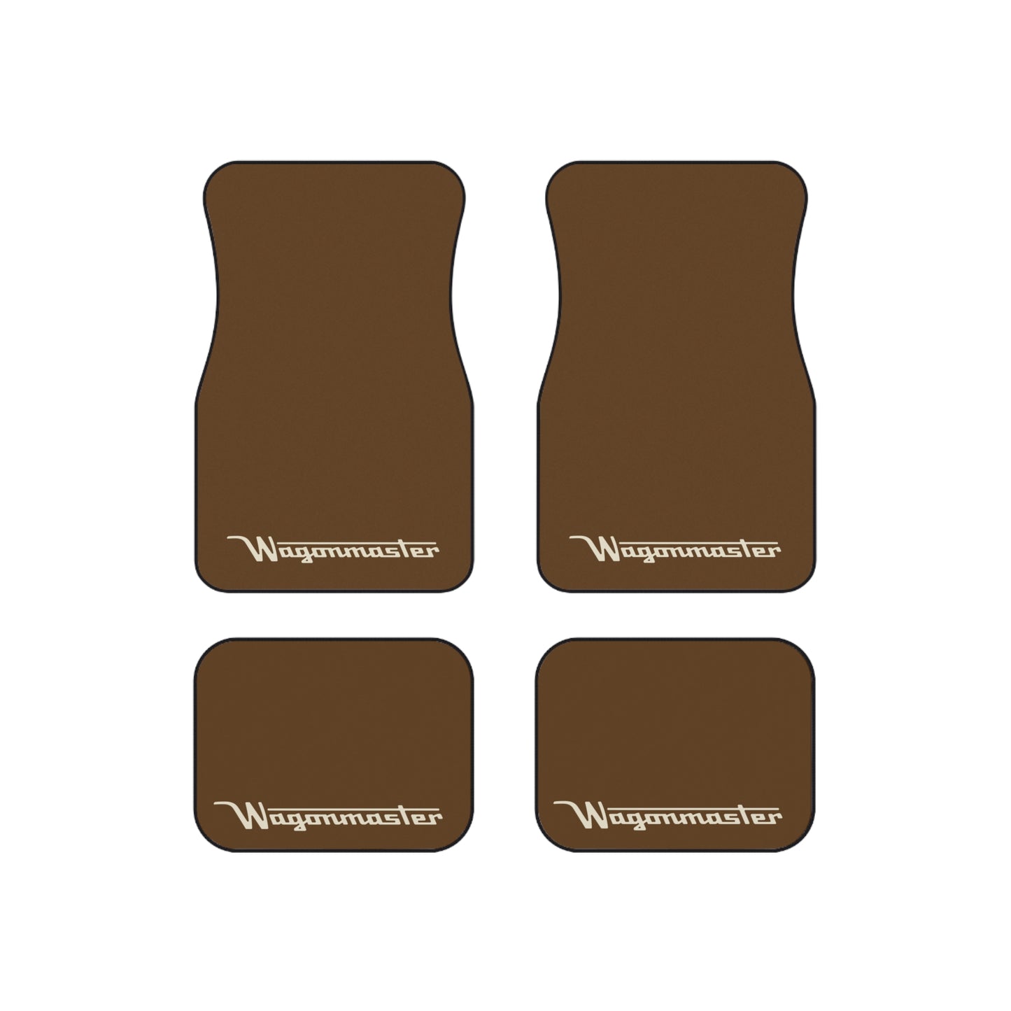Wagonmaster Custom Fit Floor Mats - Nutmeg with Tan Logo