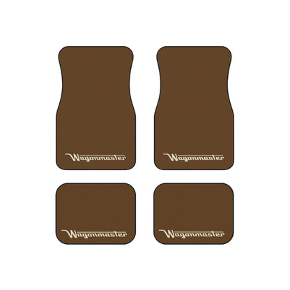 Wagonmaster Custom Fit Floor Mats - Nutmeg with Tan Logo