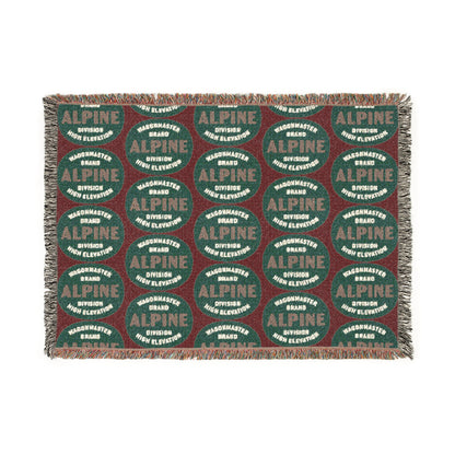 Woven Blanket - Alpine Logo