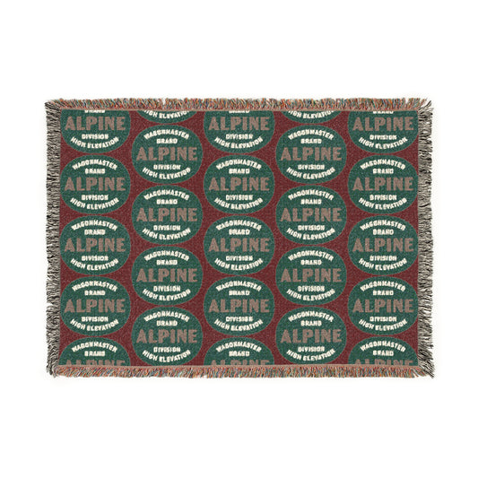 Woven Blanket - Alpine Logo