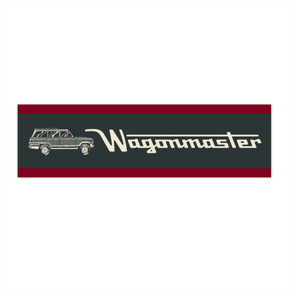 Bumper Sticker — “Wagonmaster” - Burgundy