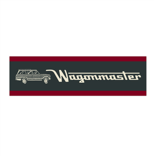 Bumper Sticker — “Wagonmaster” - Burgundy