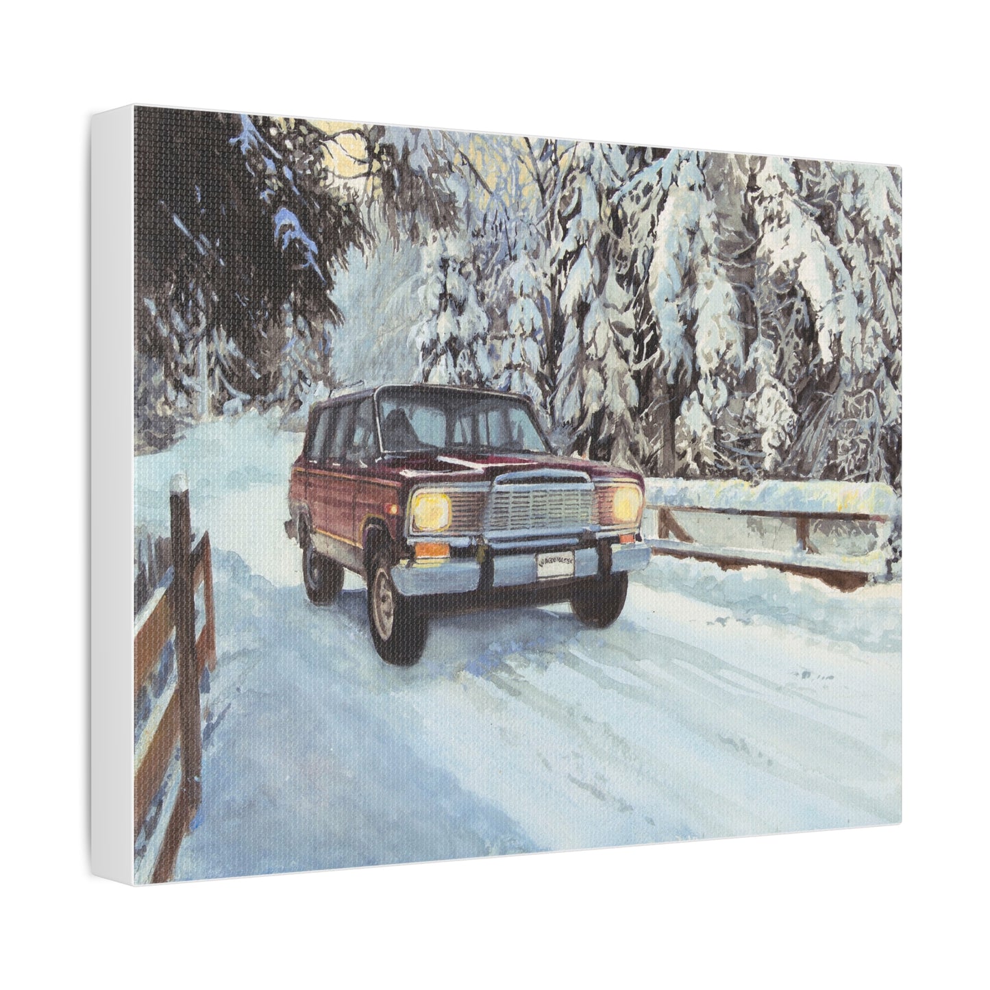Winter Wonderland Stretched Canvas Art