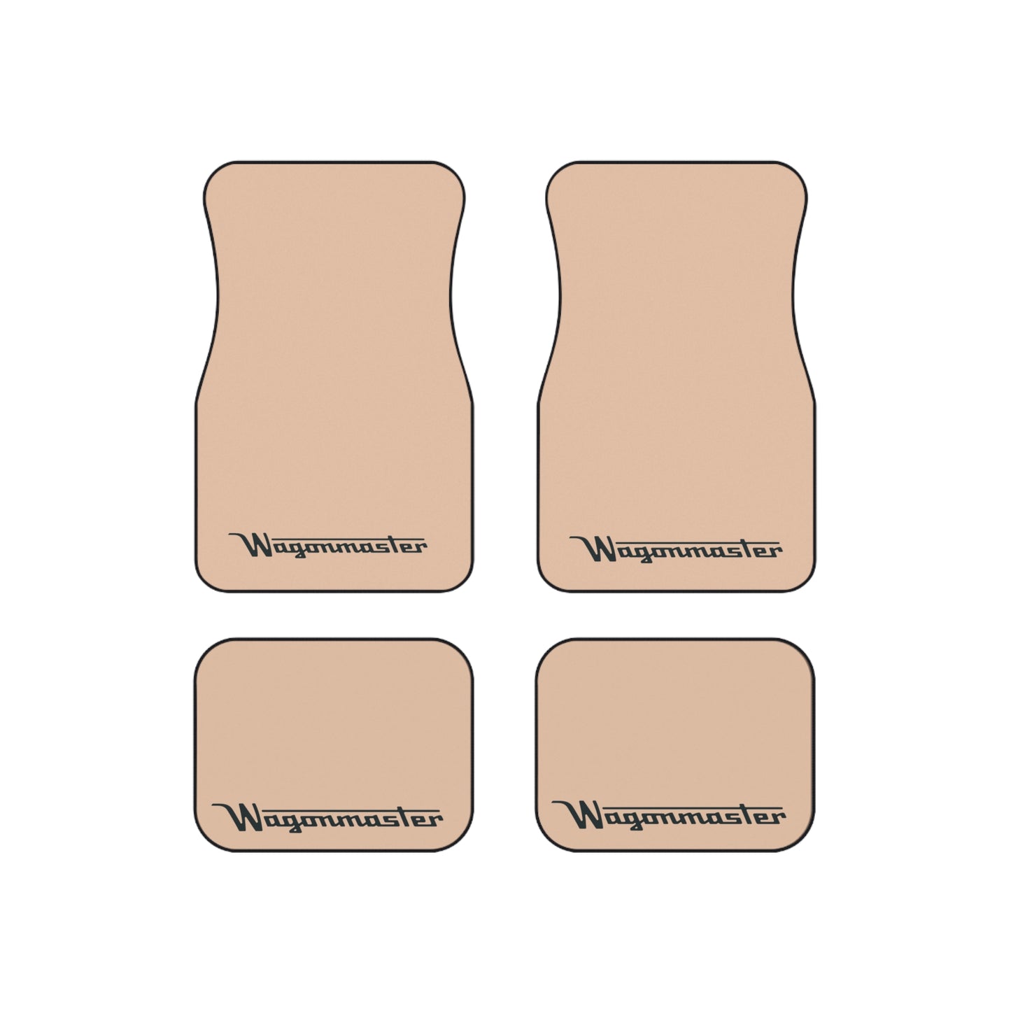 Wagonmaster Custom Fit Floor Mats - Desert Sand with Black Logo