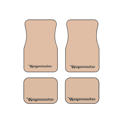Wagonmaster Custom Fit Floor Mats - Desert Sand with Black Logo